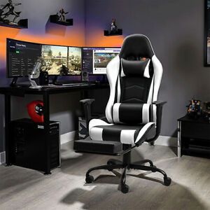 Gaming Chair Swivel Office Chair Ergonomic, Gaming Chair, PU Leather