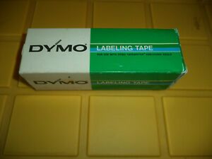 Vintage / DYMO - Labeling Tape Glossy 1/4&#034; - Lot Of 10 Red Rolls