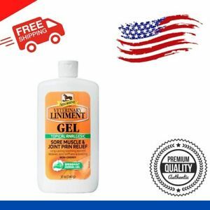 Absorbine Veterinary Liniment Gel 12oz Topical Analgesic -Joint Pain Relief F-SH