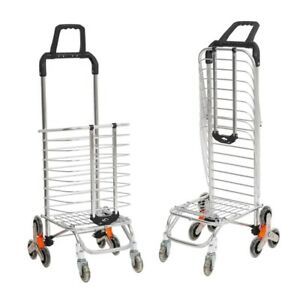 Folding Shopping Cart Stair Climbing Cart Collapsible Portable