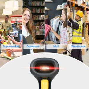 Eyoyo 1D QR 2D Laser Reader USB Wired Auto Sensing For Mac Windows xp/7/8/10