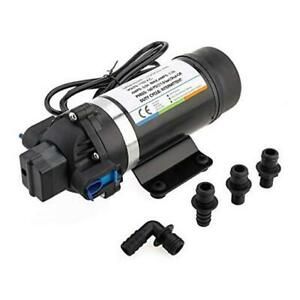AC 110V Self Priming Water Pressure Diaphragm Pump High Pressure 160PSI 7L/min