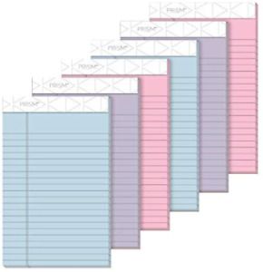 TOPS Prism+ Writing Pads, 5x 8, Perforated, Jr. Legal Ruled, Narrow 1/4 Spacing,