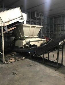 Complete Shredder System/Conveyor/125 HP Single Shaft/ Electrical Upgrades