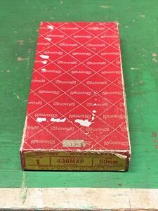 Vintage Starrett No. 436 MXP carbide 50mm Micrometer With Wrench and Box