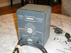 Paco model c-25 capacitor tester
