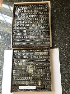 VINTAGE 48 PT CHELTENHAM BOLD FOUNDRY TYPE LETTERPRESS