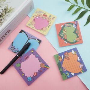 50 Sheets/Pad Cartoon Colorful Memo Office Message Paper Notes Gift StationeCR