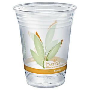 Dart RTP16DBARE Bare Eco-Forward Rpet Cold Cups 16-18 Oz Clear 50/Pack