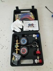Lichamp AC R1234YF R134A Gauge Set, Automotive Manifold Gauge #46