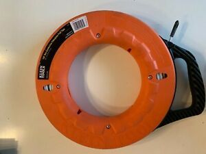 Klein Tools 100 ft Fiberglass Fish Tape  Non-conductive (56023)