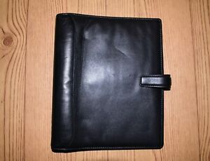 Filofax Nappa A5 2017 Black Leather Agenda (025137)