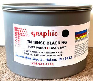 INTENSE BLACK INK HG OIL BASE 5.5 lb