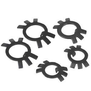 M10/12/14/16/18/20-M60 Steering Rack Tie-Rod Limit Lock Stop Washer GB858 Black