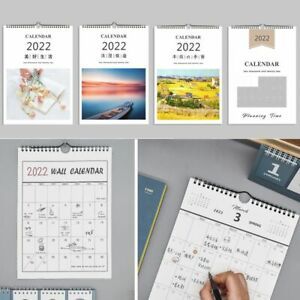 Agenda Organizer Household Calendars 2022 Year Daily Schedule Wall Calendar