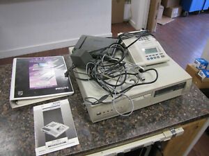 Vintage Philips Digital Dictation System Voice System 4000 w/Computer &amp; Manuals