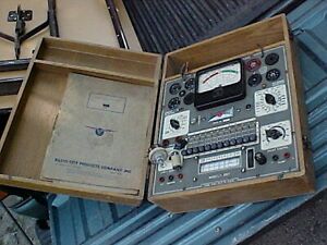 Vacuum Tube Tester Radio City Model 802, Manual Schematic 802