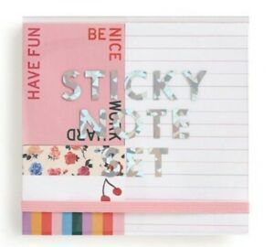 Ban.do Sticky Note Set - Have Fun Assorted New In Package