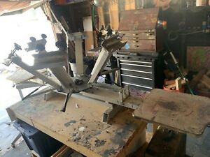 Ryonet Silver Press 6 color 2 Station Screen Printing Press