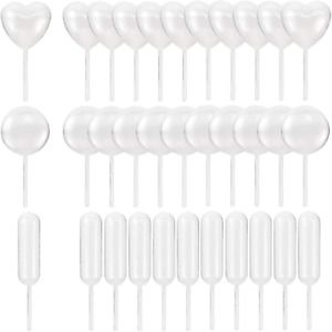 Tomnk 150pcs 4ml Cupcake Plastic Squeeze Dropper Liquid Transfer Pipettes