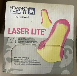 200 pack  Howard Leight Laser Lite Corded Ear Plugs Protection LL30 32 Decibel