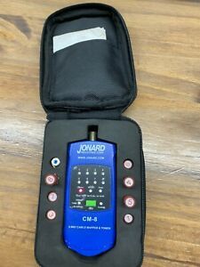 Jonard Tools CM-8 Cable Mapper and Toner Kit Untested