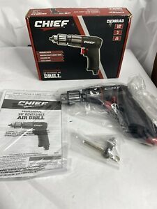 CHIEF 3/8&#034; Professional Reversible Air Drill Heavy Duty High Torque CH38RAD