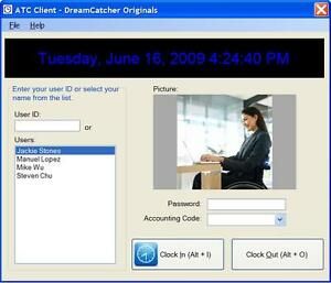 Employee Time Clock Software and Reporting System For Microsoft Window PC