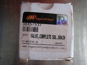 Ingersoll Rand Auto Drain 38457537 Solenoid Drain Valve For Air Compressor