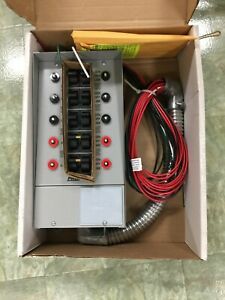 Reliance transfer switch 10 circuit 7500 watts . New Model 31410 B