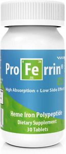 Proferrin ES Heme Iron Polypeptide Dietary Supplement, 30 Count