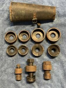 Vintage Greenlee Conduit Knockout Punch Set 7/8” - 2” Lot