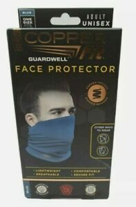 Copper Fit Guardwell Breathable Face Protector Neck Gaiter Breathable Mask New