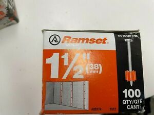 qty=100 RAMSET  1-1/2&#034; long .300 head Drive Pins,