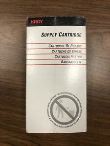 Kroy Black on White Non-laminated DT 1&#034; 2438016