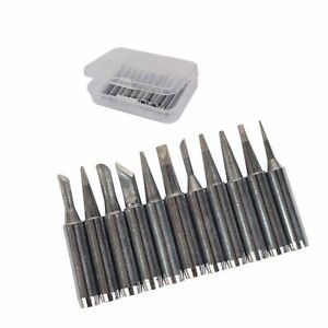 Baitaihem 11pcs Solder Soldering Iron Tip for Hakko Station 900M 933 907 936 ...