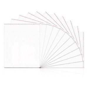 Small Clear Cellophane Bags 300pcs 3x3&#034; Self-Sealing Adhesive Bags 2mil OPP Poly