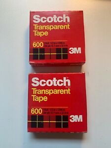 Scotch Transparent Tape, Clear Finish, Cuts Cleanly, Engineered for Office (2)