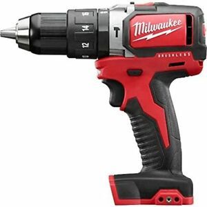 Milwaukee M18 18V 1/2-Inch Compact Brushless Hammer Drill Driver (2702-20) (Bare
