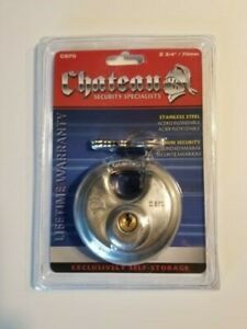 NEW C870 Chateau Security Round Disk Lock 2 3/4&#034;
