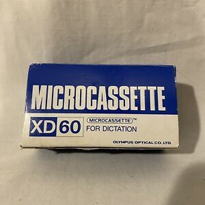 Olympus XD 60 Microcassette - Made in Japan - Box of 10 - NEW!