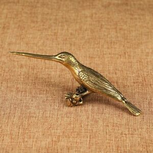 Antique Ornaments Accessories Animal Bird Brass Decor Decoration Grift