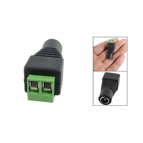 5.5 x 2.1mm dc power female jack connector plug for cctv camera dvr for sale
