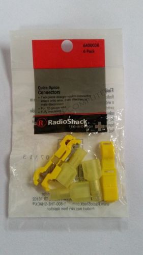 Radioshack quick-splice connectors (with male disconnector) - package of 3 pair for sale