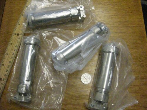 4 pieces Glenair 10 Cable Clamp Connectors p/n MS3437C-40N  htf New