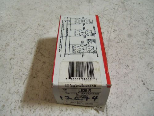 PASS &amp; SEYMOUR L-830R RECEPTACLE *NEW IN BOX*