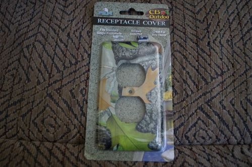 BRAND NEW RIVERS EDGE CAMO STANDARD DUPLEX OUTLET PLUG RECEPTACLE COVER PLATE