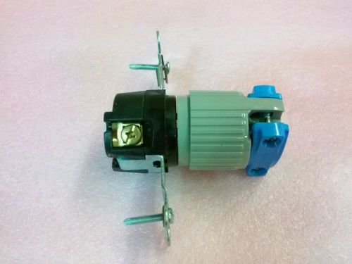 Hubbell twist lock 15a 125vac receptacle with eagle turn and pull socket for sale