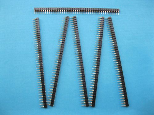 120 pcs 2.54mm l7.43mm 1x40 40pin breakable pin header male single row strip for sale