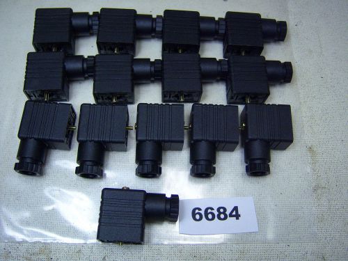 (6684) Lot of 14 Hirschmann Connectors GM209NJ AV1